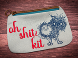 Easy Canvas ZipBag - Oh Shit Kit