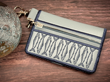 Bi-Fold Zipper Wallet - Sardines