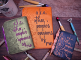 Notebook Cover - Fan Theories