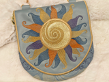 TopZip Flap Bag - Colorful Sun