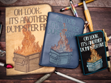 Notebook Cover - Dumpster Fire