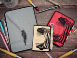 Notebook Cover - Zebra (optical illusion)