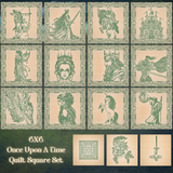 Once Upon A Time Quilt Squares - Full Set