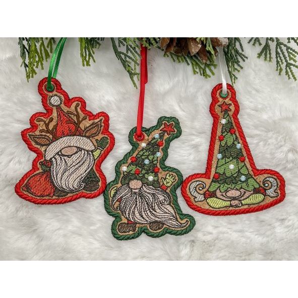 Ornament Set - Sketchy Gnomes