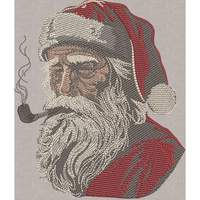 Pipe Smoking Santa