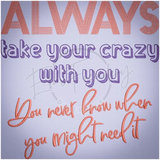 Always Take Your Crazy 10.01 X 10.03