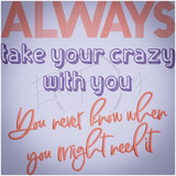 Always Take Your Crazy 10.01 X 10.03