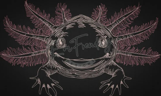 Axolotl 8.29 X 13.98 (210.6mm X 355.1mm)