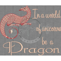 Be A Dragon - G-Rated 6.19 X 7.53