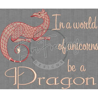 Be A Dragon - G-Rated 6.19 X 7.53