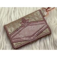 Bi-Fold Zip Wallet - Art Deco