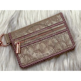 Bi-Fold Zip Wallet - Art Deco