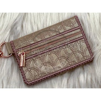 Bi-Fold Zip Wallet - Art Deco