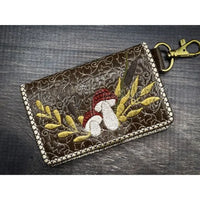 Bi-Fold Zip Wallet - Autumn Mushrooms