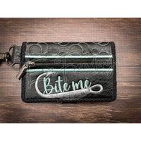 Bi-Fold Zip Wallet - Bite Me