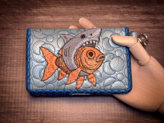 Bi-Fold Zip Wallet - Ha Ha Got You!