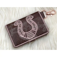 Bi-Fold Zip Wallet - Horseshoe