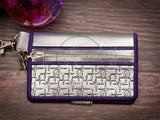 Bi-Fold Zip Wallet - Moon Phases