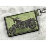 Bi-Fold Zip Wallet - Preying Bike