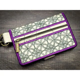 Bi-Fold Zip Wallet - Scottish Thistle