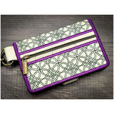 Bi-Fold Zip Wallet - Scottish Thistle
