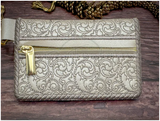 Bi-Fold Zip Wallet - Scrollwork