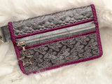Bi-Fold Zip Wallet - Space Chicken