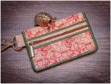 Bi-Fold Zip Wallet - Strawberries