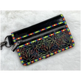 Bi-Fold Zip Wallet - Sugar Skull