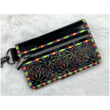 Bi-Fold Zip Wallet - Sugar Skull