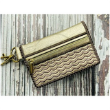 Bi-Fold Zip Wallet - Treble Clef