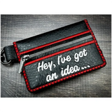 Bi-Fold Zip Wallet - Trouble