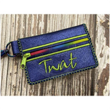 Bi-Fold Zip Wallet - Twat