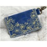 Bi-Fold Zip Wallet - Wildflowers