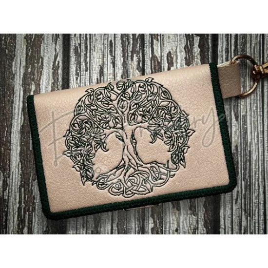 Bi-Fold Zip Wallet - Yggdrasil