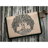 Bi-Fold Zip Wallet - Yggdrasil