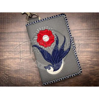 Bi-Fold Zipper Wallet - Barn Swallow