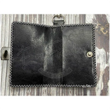 Bi-Fold Zipper Wallet - Biker