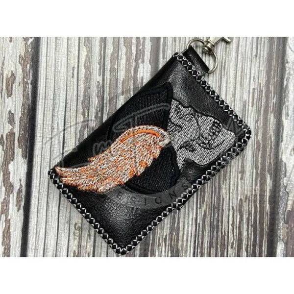 Bi-Fold Zipper Wallet - Biker