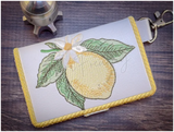 Bi-Fold Zipper Wallet - Lemon