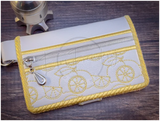 Bi-Fold Zipper Wallet - Lemon