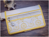 Bi-Fold Zipper Wallet - Lemon