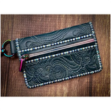 Bi-Fold Zipper Wallet - Ship’s Wheel