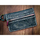 Bi-Fold Zipper Wallet - Ship’s Wheel