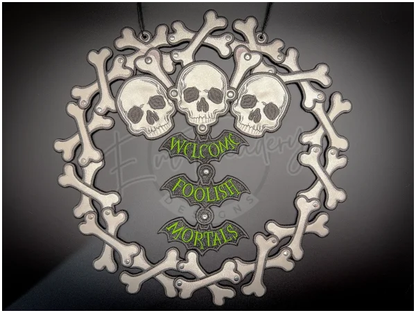 Bones Welcome Sign Bundle – EmFreudery Designs