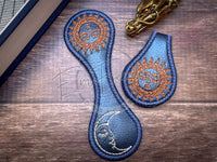 Bookmark 4X4 Magnetic - Sun & Moon