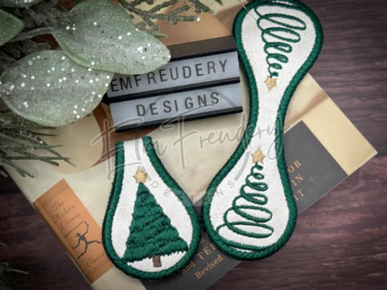 Bookmarks Magnetic 4X4 - Christmas Trees