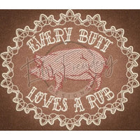 Butt Rub 4.93 X 5.68
