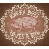 Butt Rub 4.93 X 5.68