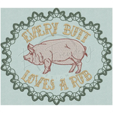 Butt Rub 6.11 X 7.04